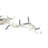 Coweta Indoor / Outdoor 20 - Bulb 4 in. Battery Powered LED Wide Angle LED String Light