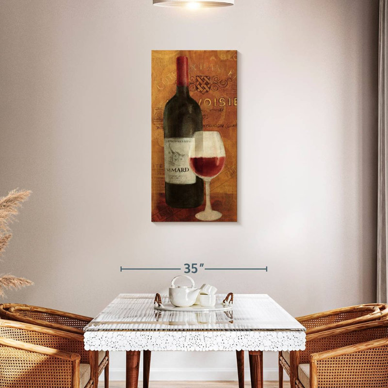 Panneau Vin Rouge, H 42 po x l 21 po
