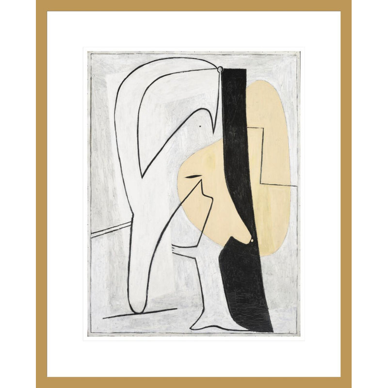 Figure by Pablo Picasso -Framed Giclee Print, 21.75" H x 17.71" W