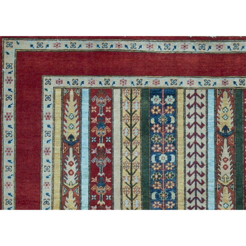 Aryana Hand Woven Wool Striped Area Rug