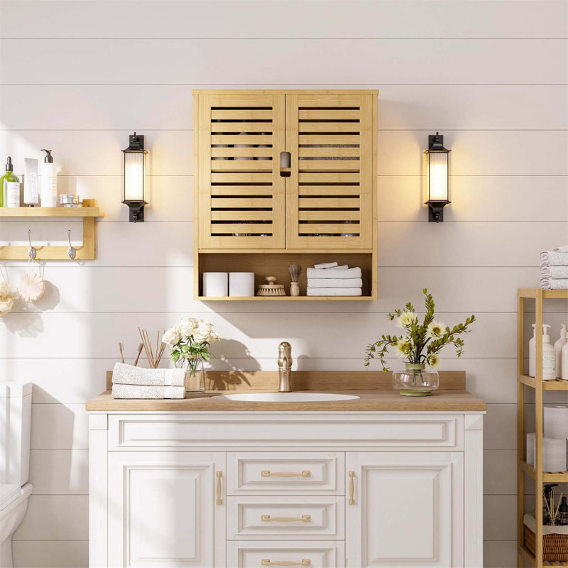 Aaleeyah Bathroom Cabinet, Beige
