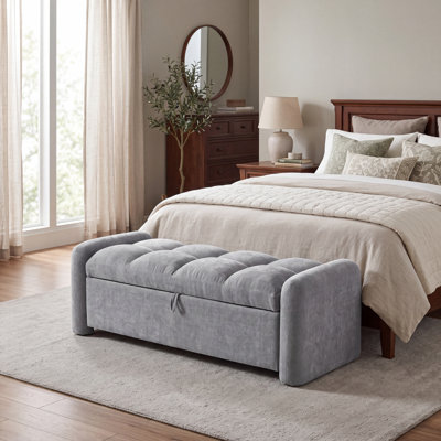 Modern-style Oversized Storage Bench