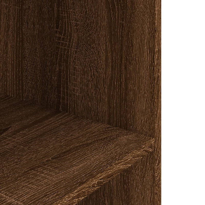Vidaxl Aquarium Stand Engineered Wood, Brown Oak, 60"H x 120"W x 40"D