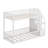 Compact Floor-Level Bunk Bed With Sturdy Ladder And Functional Under-Bed Storage-793515562