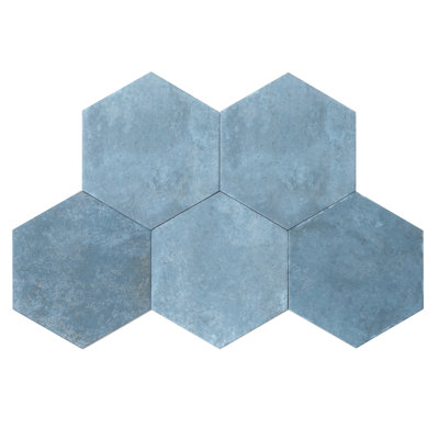 Zenith 9 X 11 In. Matte Porcelain Hexagon Wall And Floor Tile (8.07 Sq Ft/Case) - 16 Pack