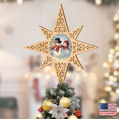16.5'' Wood Shatterproof Tree Topper