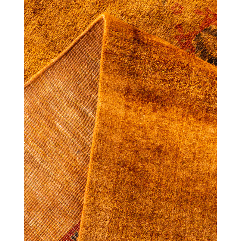 One-of-a-Kind 16' 0" X 12' 4" 2000s Wool Area Rug in Yellow