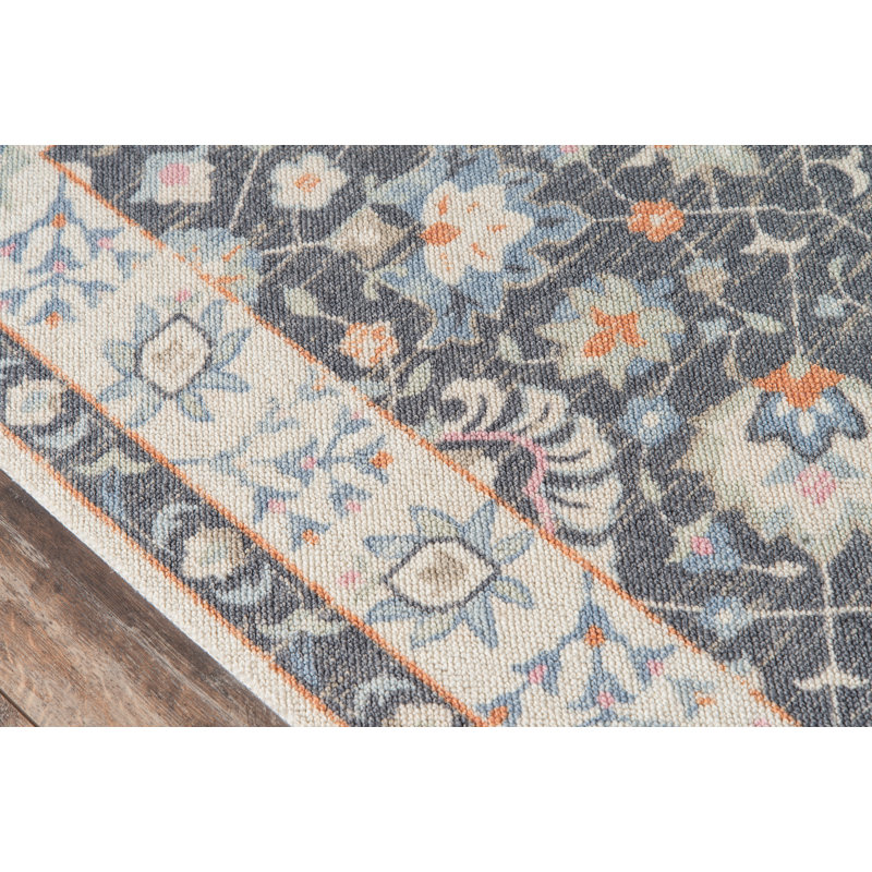 Tapis gris anthracite Guerin Momeni Anatolia, Rectangle 3 pi 3 po x 5 pi