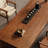 Dark walnut color Rectangular Solid Wood Dining table-511955256