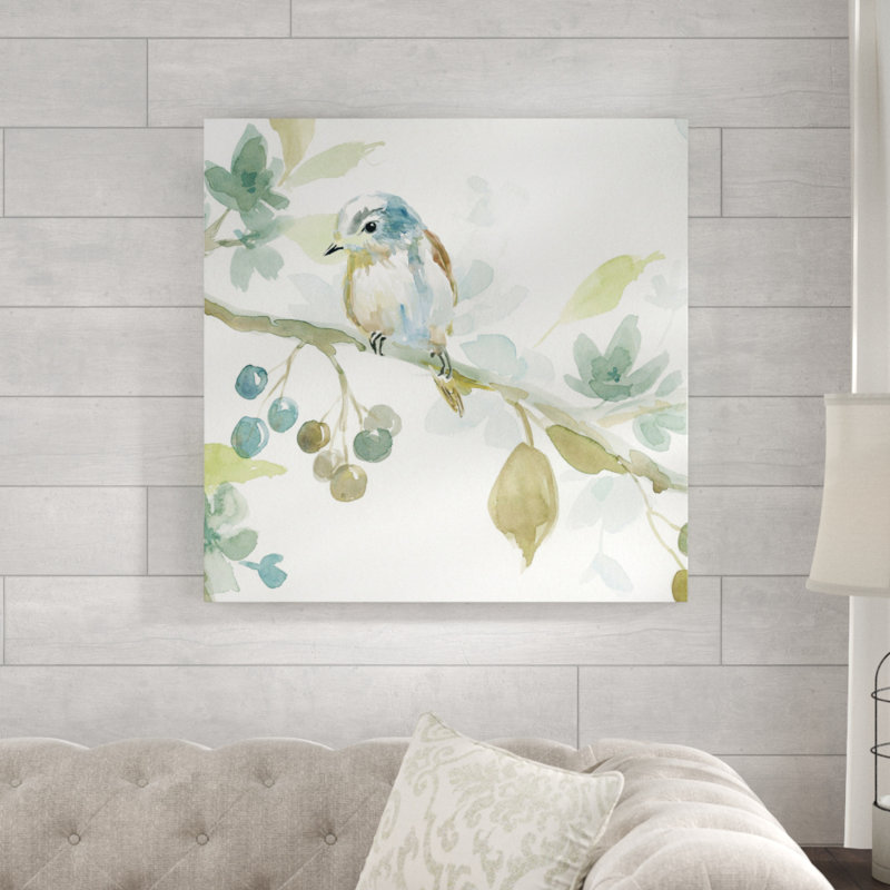 Spring Melody II - impression sur papier, Toile tendue, H 16 po x l 16 po x P 1,5 po