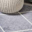 Tapis gris / blanc Bertrice-513193570