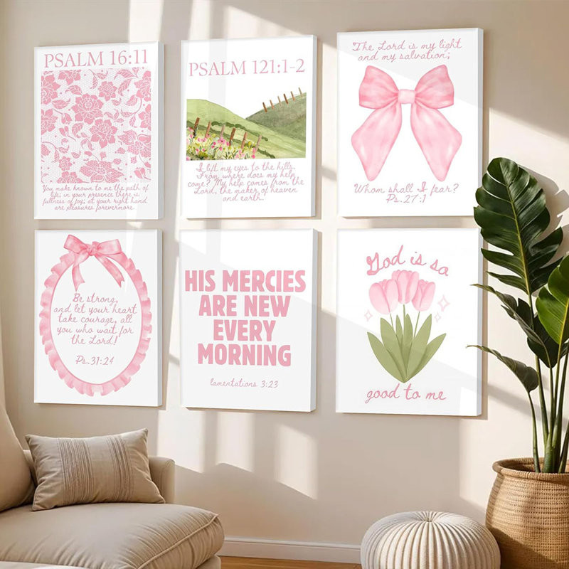 6 Piece Wrapped Canvas Print