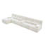 Canapé surdimensionné surdimensionné en forme de L pour canapé modulaire de 161,8 po, beige-131247531