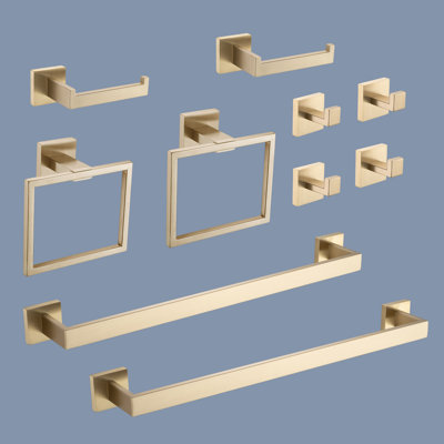 10 - Piece Bathroom Hardware Set