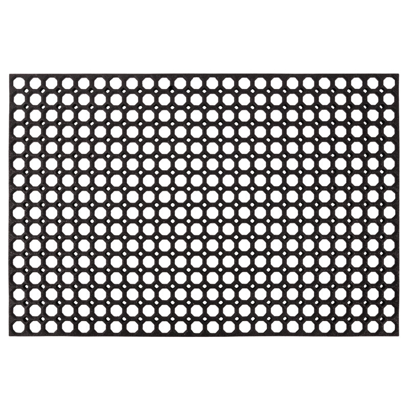 Ranite Non-Slip Geometric Doormat, 120cm W x 80cm H