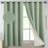 100% Blackout Linen Curtains,Room Darkening Grommet Drapes for Bedroom with White Liner-176371982-176371980