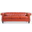 Canapé Chesterfield à accoudoirs roulés 3 places 84,65 po