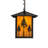 Villagomez 1 - Light Craftsman Brown Lantern Pendant