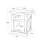 Robillard 45cm W Plywood / Laminate Board Bedside Table-865632644