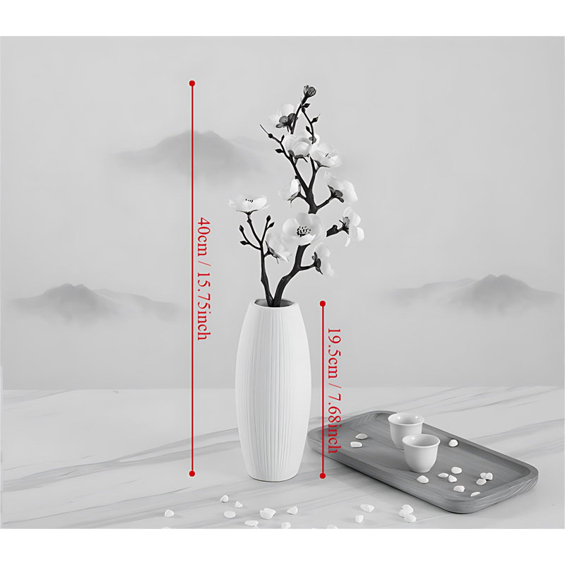 Plum Blossom Arrangement, Light Red