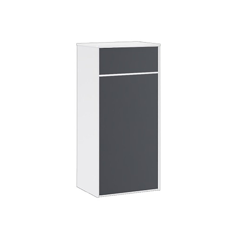 Arciszewski Linen Cabinet, Right, Steel Grey