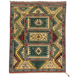 Kazak One-of-a-Kind 5' X 6' Hand Knotted Area Rug