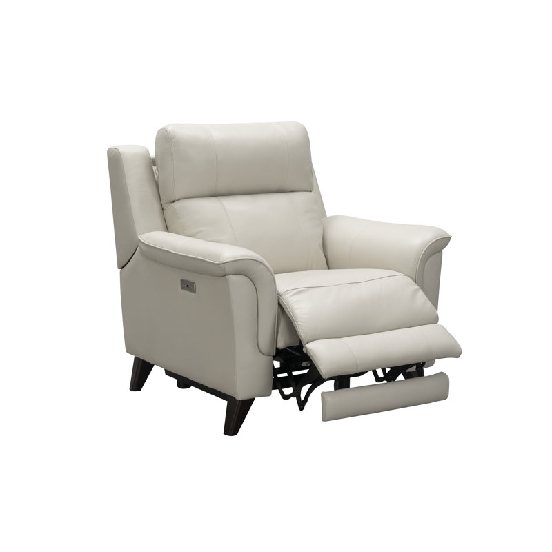 Fauteuil inclinable club Neabsco, Cuir synthétique Laurel crème