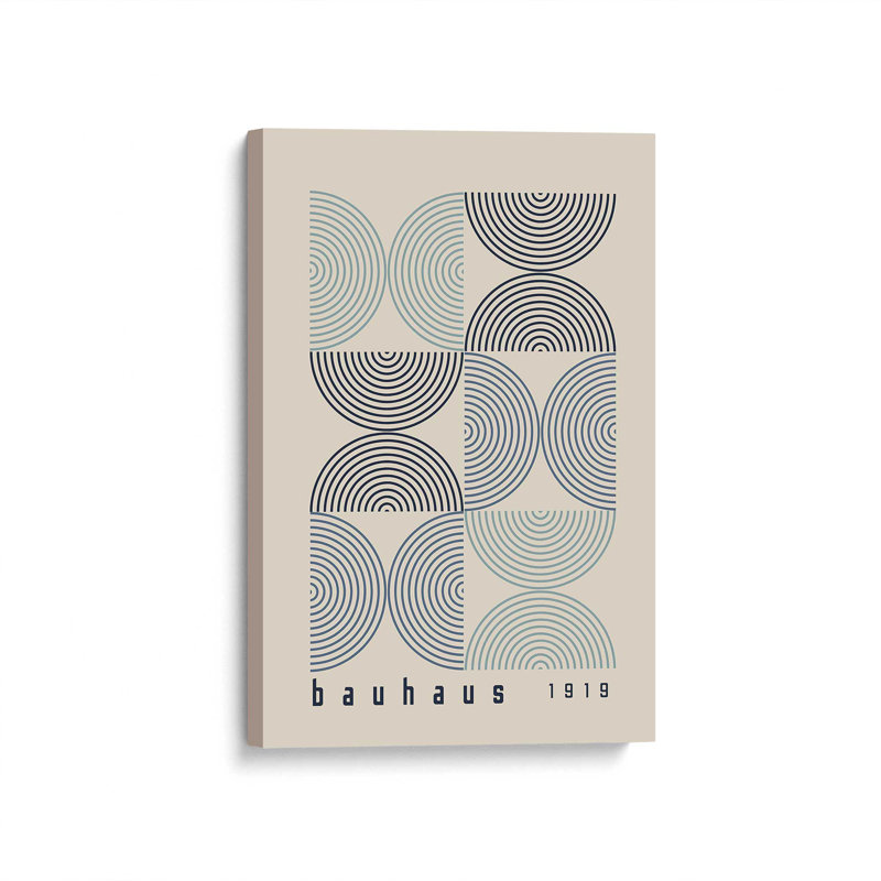 «Midnight Bauhaus», affiche sur toile tendue, H 18 po x l 12 po
