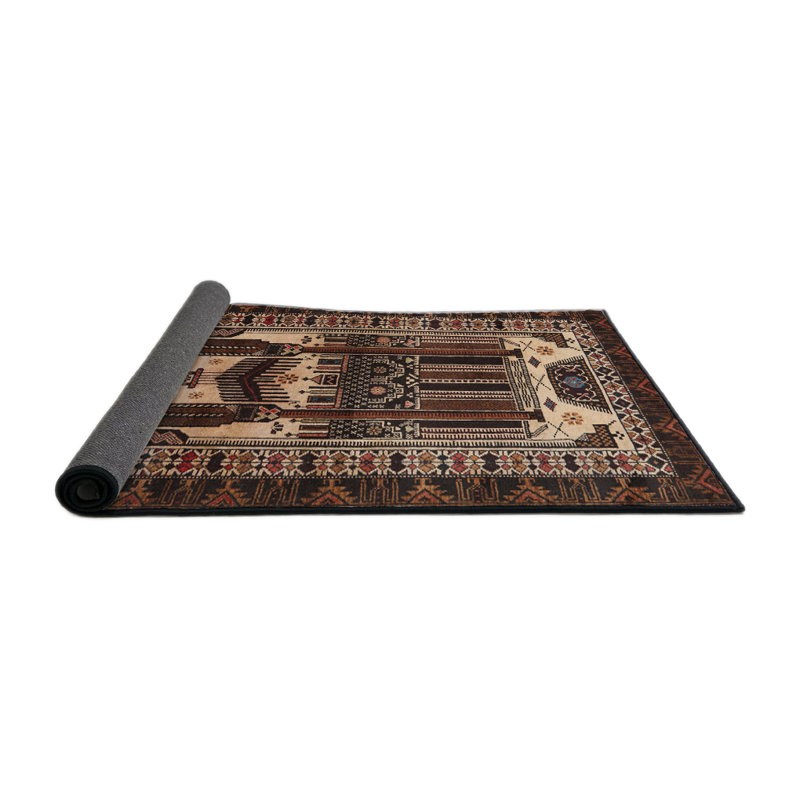 Southwestern Indoor Rug, Round 5'