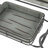 32x15x31" Maggie Galvanized Tray Table Accent Table