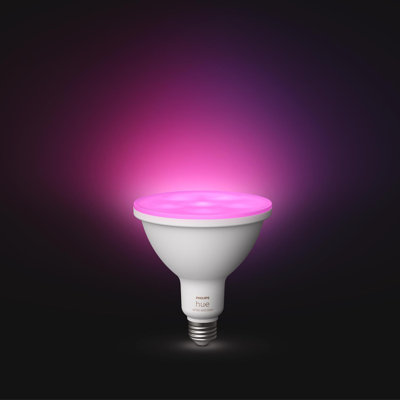 Ampoule à DEL Philips Hue PAR 38 E26 (moyenne) à changement de couleur de 100 watts équivalente, 1 paquet