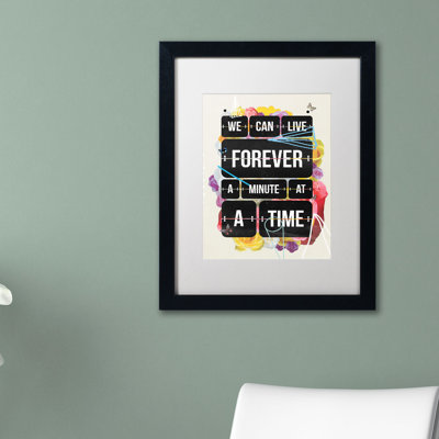 Time of Your Life - Reproduction d'art graphique sur toile encadrée