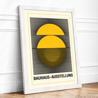 Bauhaus Exhibition Geometric - Framed Print