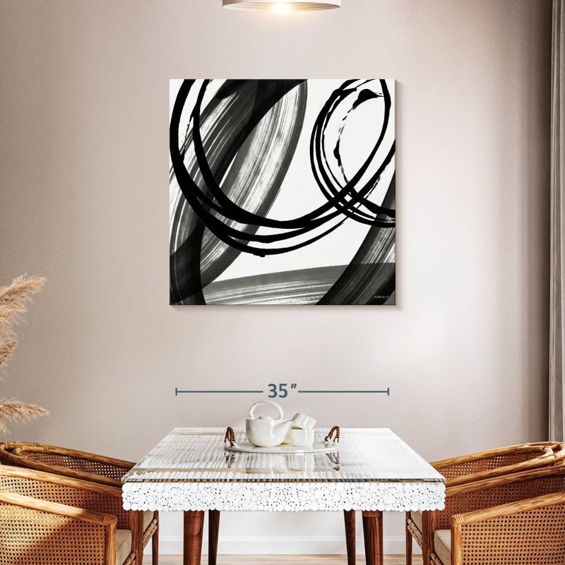 Black And White Pop I, H 36 po x l 36 po