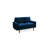 Kwak 58'' Square Arm Loveseat-662279169