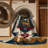 Washable Elk Southwestern Area Rug-1206933503