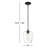 Breena 1-Light Dimmable Bell Pendant-1995427104-1995427106