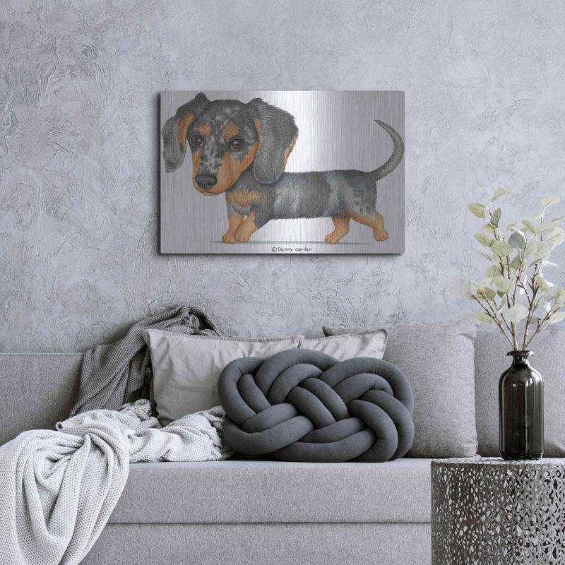 «Dappled Dachshund Walking» par Danny Gordon, H 24 po x l 36 po