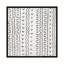 «Mudcloth White Geometric Design VI» par Ellie Roberts - impression d'art graphique-53128046-49900382
