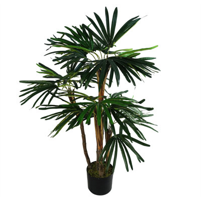 100cm Faux Palm Tree in Pot Liner