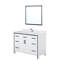 Ensemble de meuble-lavabo simple l 48 po x P 22 po avec dessus blanc, miroir 34 po et robinet chromé Ziva-1132674185-1189664637