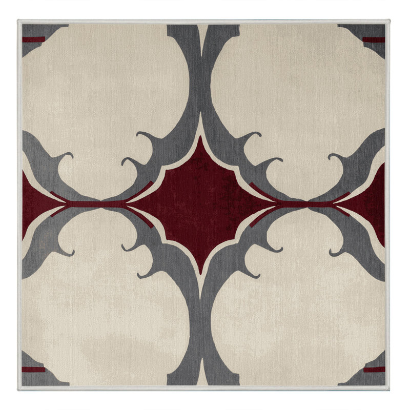 Pattern Intertwine Rug, Square 3'