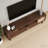 Wood Fashionable TV Stand for 75 Inch TVs with Soft-Closing and Drop-Down Door, Modern TV Consoles