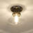 Dauphine Glass Semi Flush Mount-1076257488
