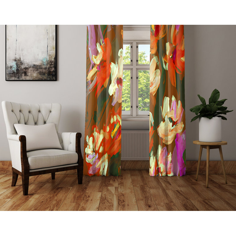 Rideau en polyester Anabal, L 40 po x L 82 po