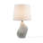Asymmetrical Ceramic Table Lamp Grey See below