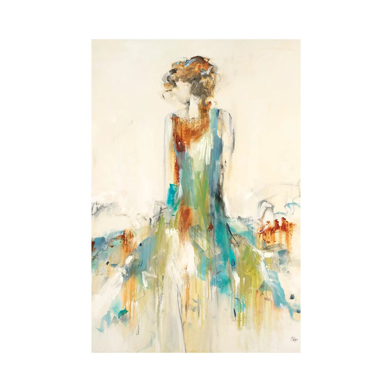 Rusted Beauty by Lisa Ridgers - Painting on Canvas, Wrapped Canvas, 66.04 cm H x 45.72 cm W x 1.91 cm D
