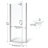 Infinity - W x 65.56'' H Pivot Door Semi-Frameless Shower Door with-16968607