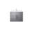 Dark Grey Vanity For Bath 24 In. W X 22 D, White Quartz Top & Faucet - Scratchproof Spacious Storage Shelf Soft Close D With And Surface Ample Cabinet