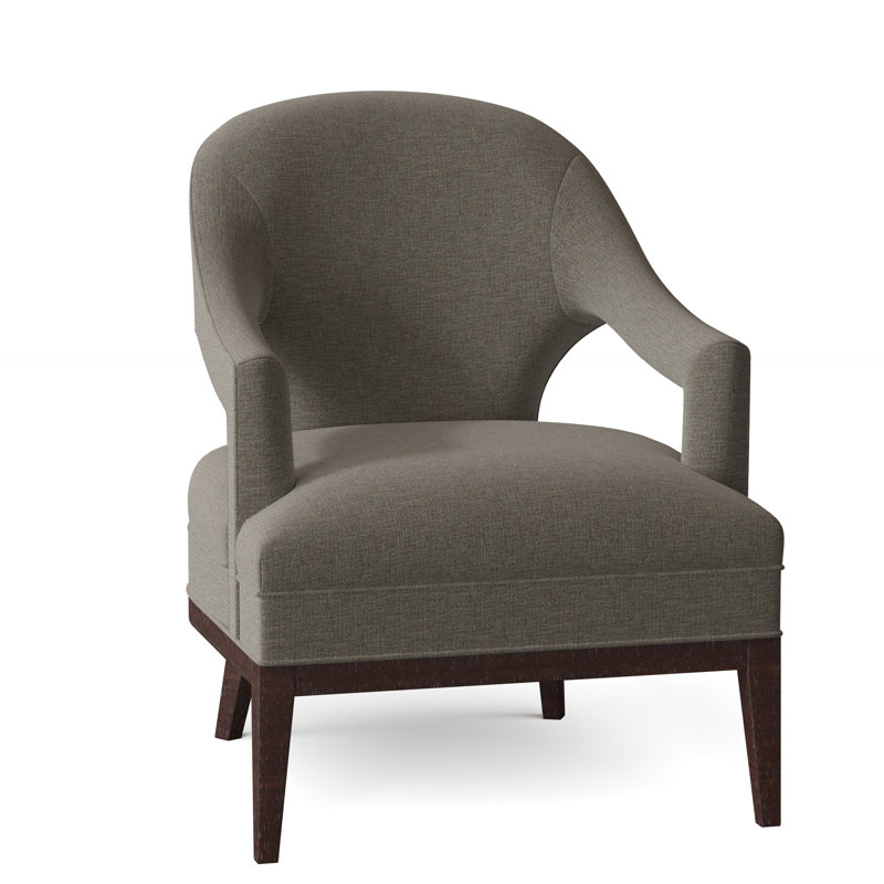 Callie 26.5" W Armchair, Espresso, Putty (3152 65)